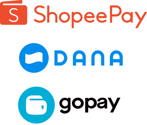 Shopeepay+dana+gopay